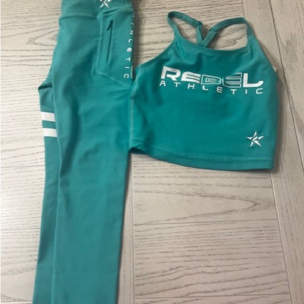 Rebel Athletic Teal Activewear Set
